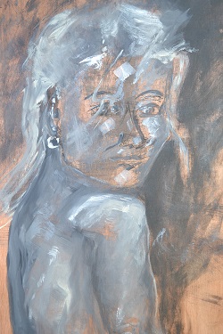 Autoportrait II - tableau figuratif