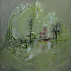Eclosion I - tableau abstrait