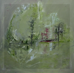 ECLOSION - tableau abstrait