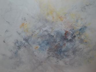Explosion VII - tableau abstrait