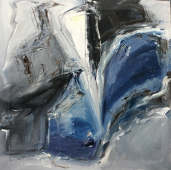GLACIER - tableau abstrait