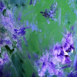 Iris I - tableau abstrait