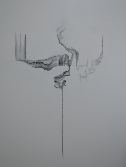 Licorne - tableau abstrait