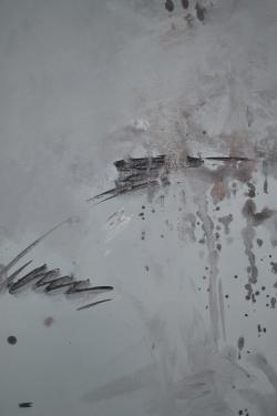 Perles de Rosée II - tableau abstrait