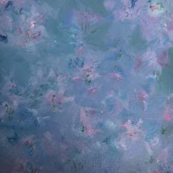 Pétales - tableau abstrait