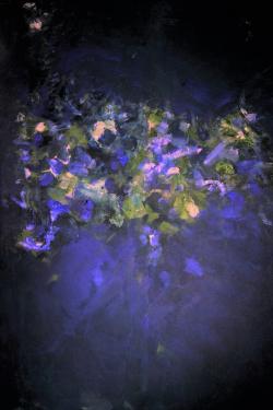 Pétunia - tableau abstrait