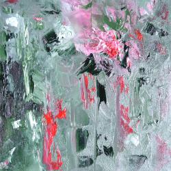 Rose de Ronsard - tableau abstrait